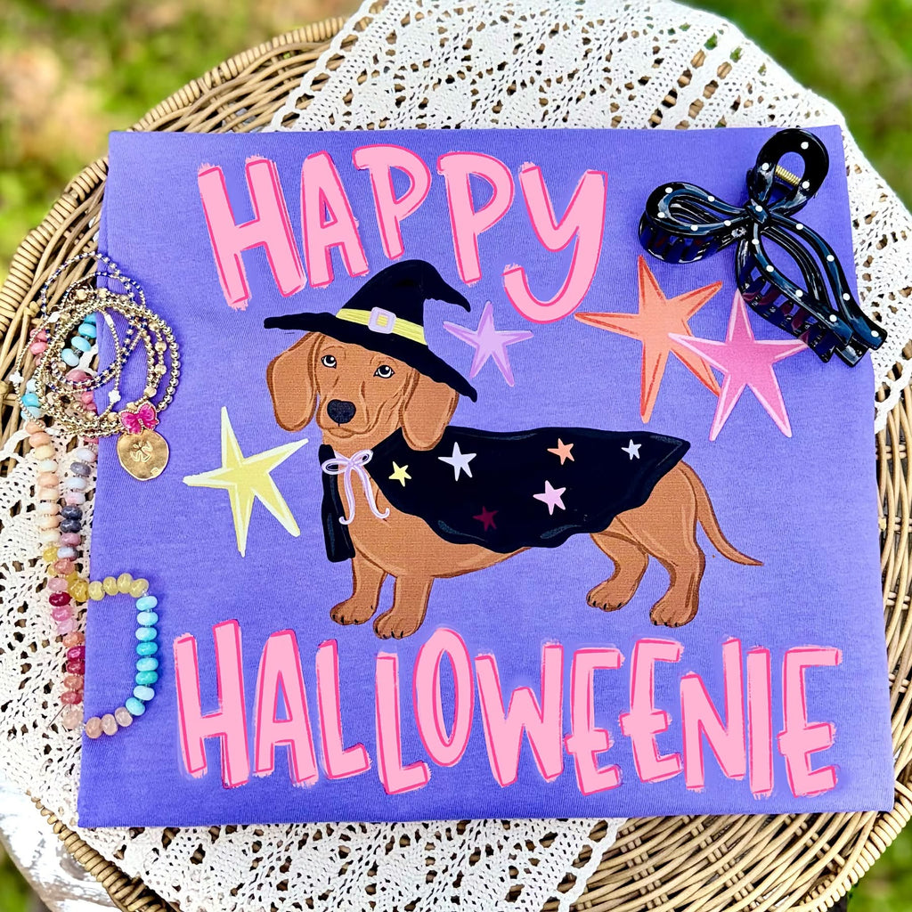 Happy Halloweienie Dachshund Halloween T-Shirt