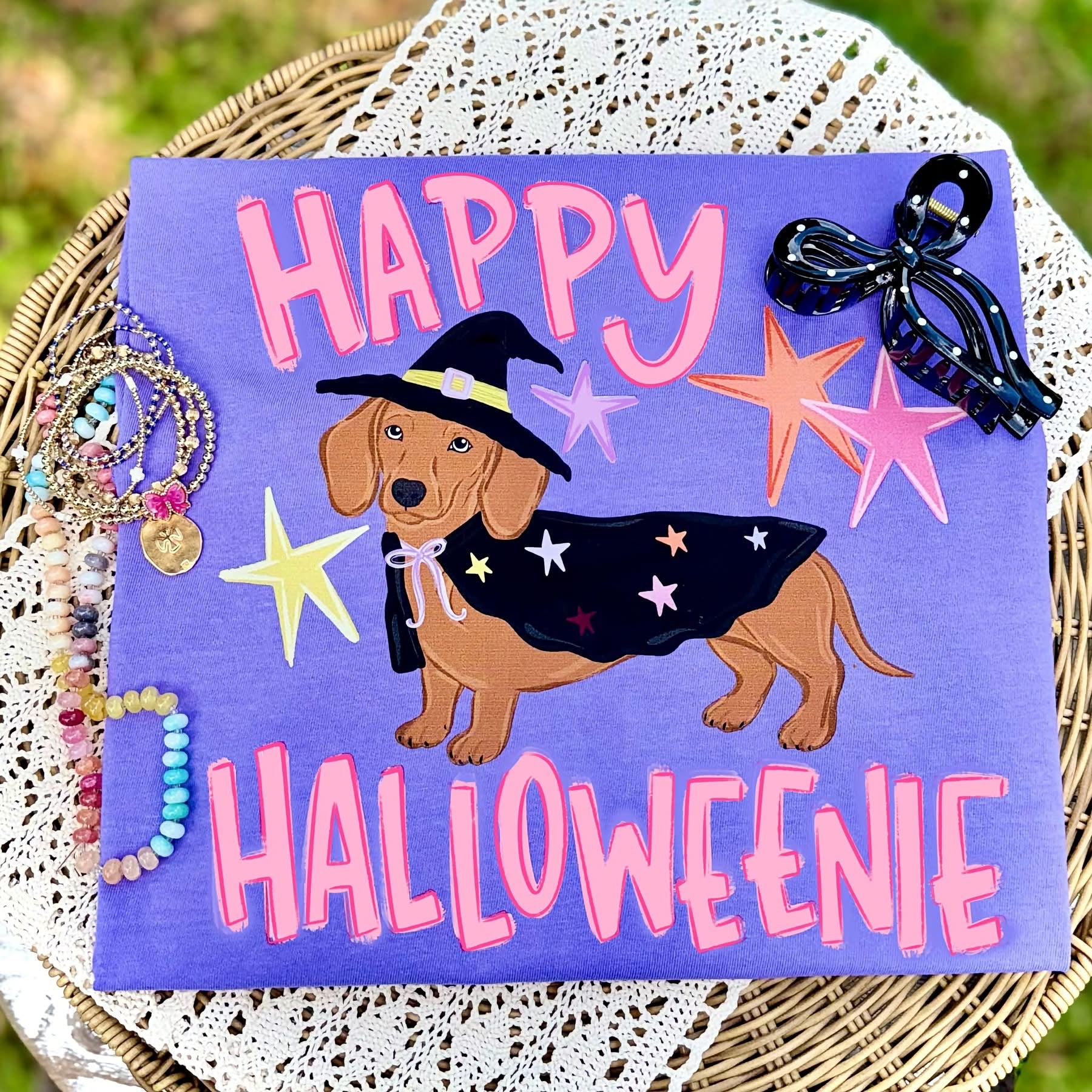 Happy Halloweienie Dachshund Halloween T-Shirt