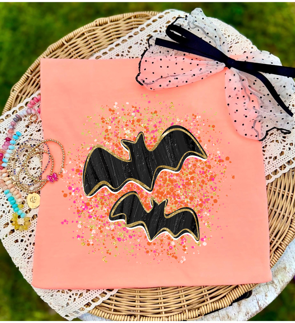 Halloween Bat Splatter T-Shirt