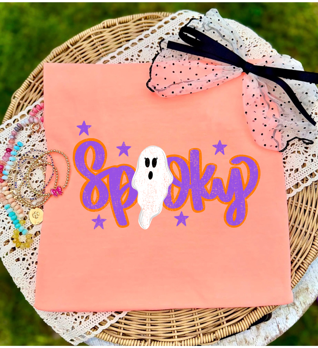 Spooky Ghost Tee — Halloween Graphic T-Shirt