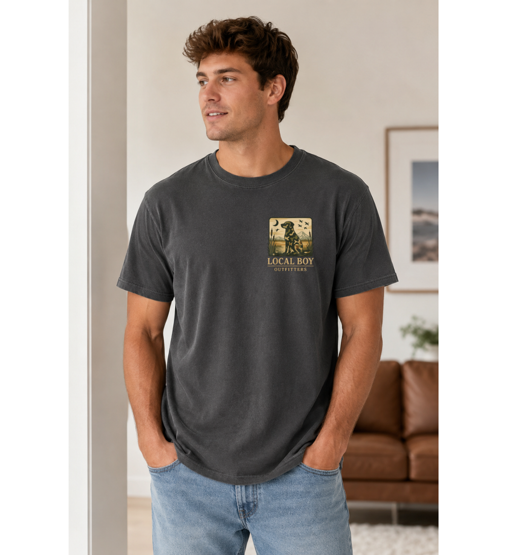 Local Boy Retriever T-Shirt — Vintage Dog Graphic Tee for Dog Lovers