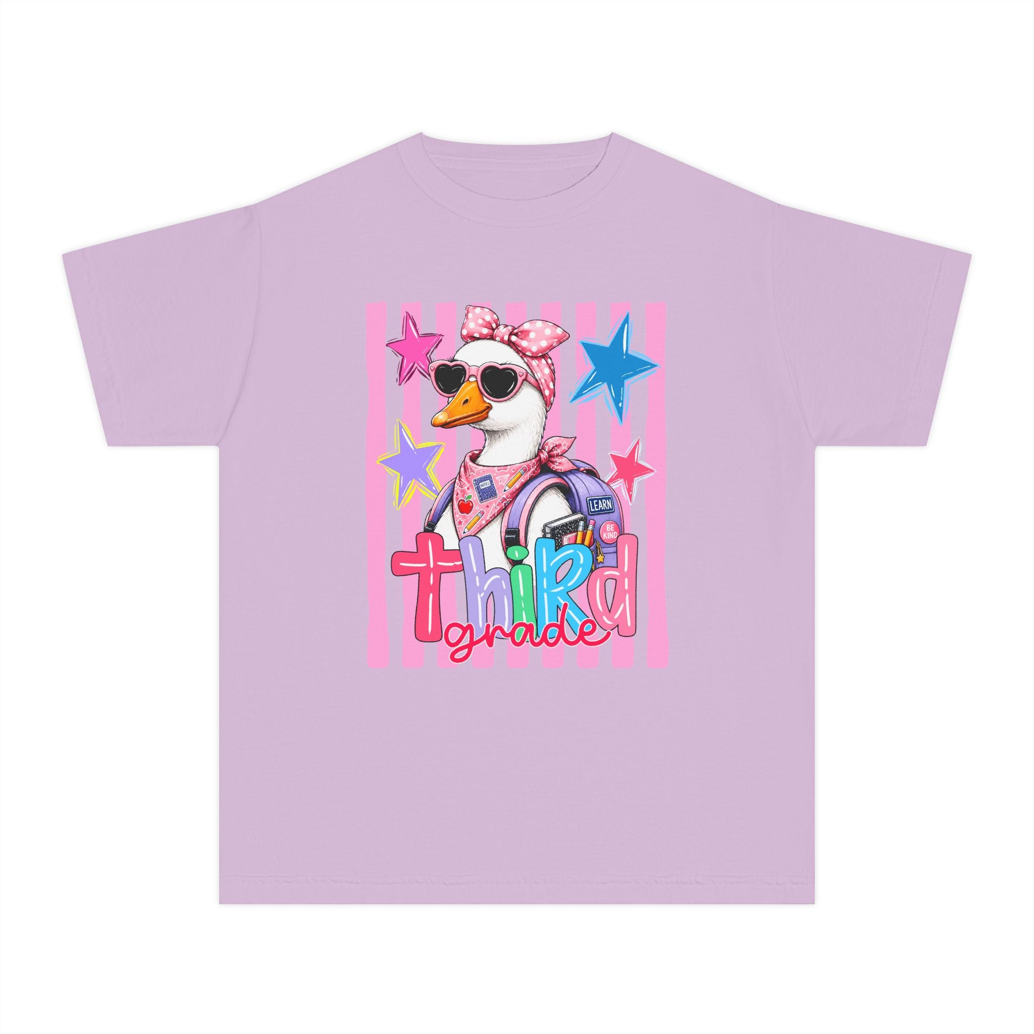 'Third Grade' Cool Girl Duck Back-to-School Shirt