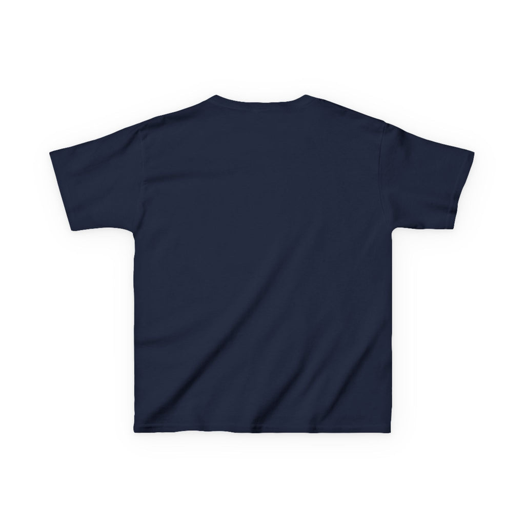 Kinder Camo Kids Tee — 'Kinder' Hex Badge Graphic T-Shirt for Children