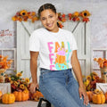 Fall Stack Pumpkin T-Shirt — Colorful Autumn Graphic Tee