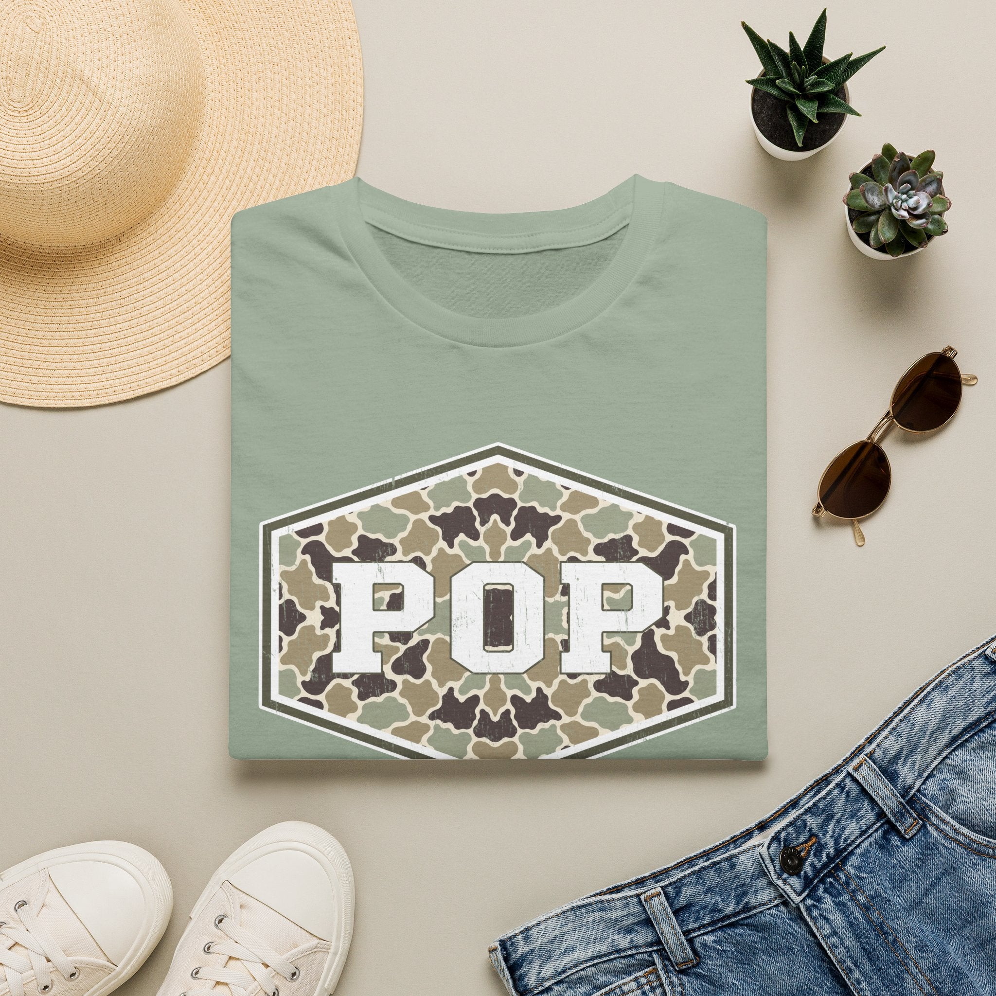 Camo 'POP' Tee — Military-Inspired Father's Day Gift