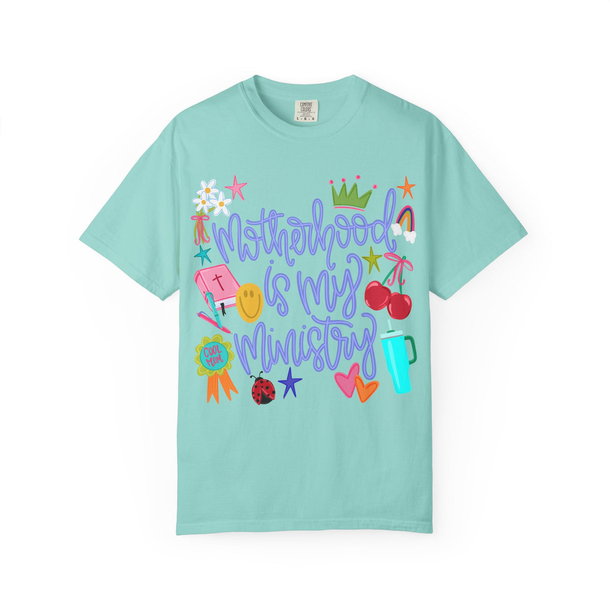 Motherhood is my Ministry purple font