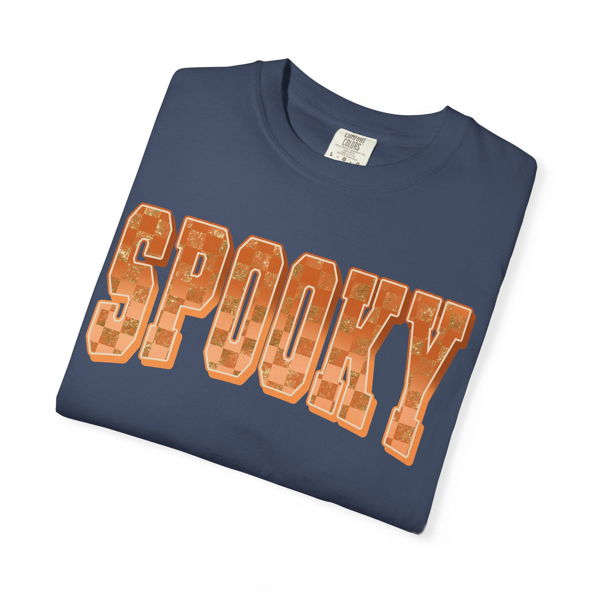 Spooky Pumpkin Check T-Shirt