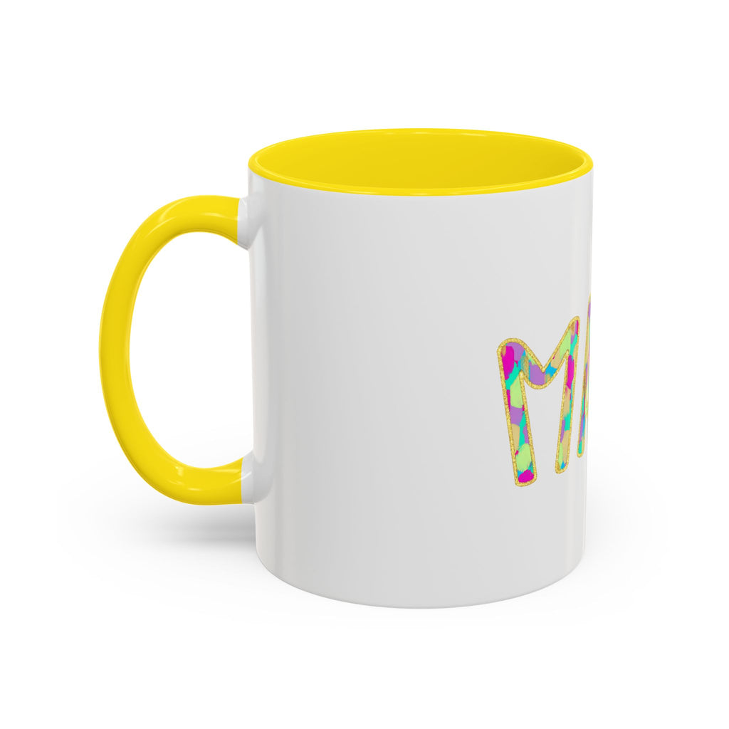 Mama Colorful Confetti Accent Coffee Mug — 11/15oz