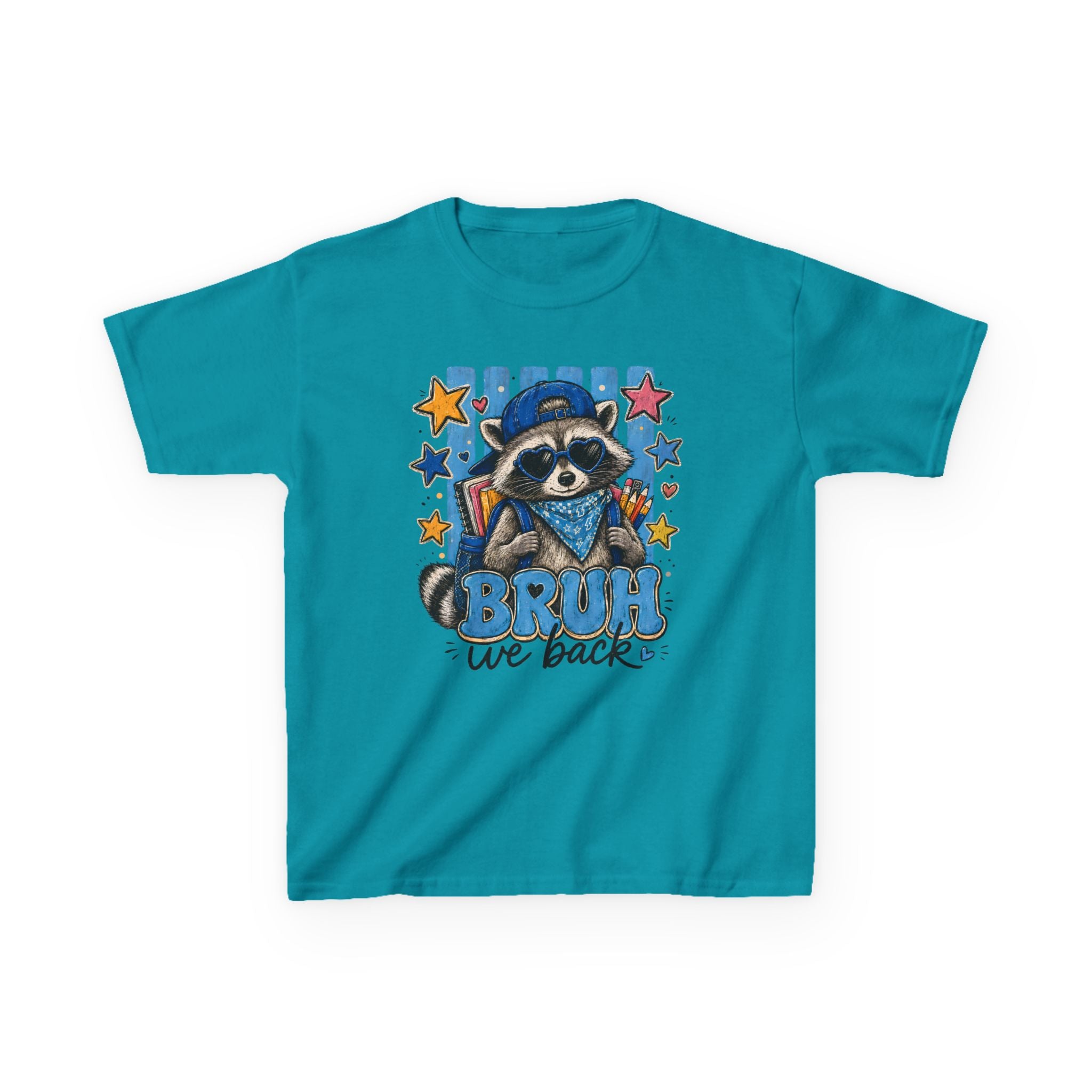 Kids 'Bruh We Back' Raccoon T-Shirt