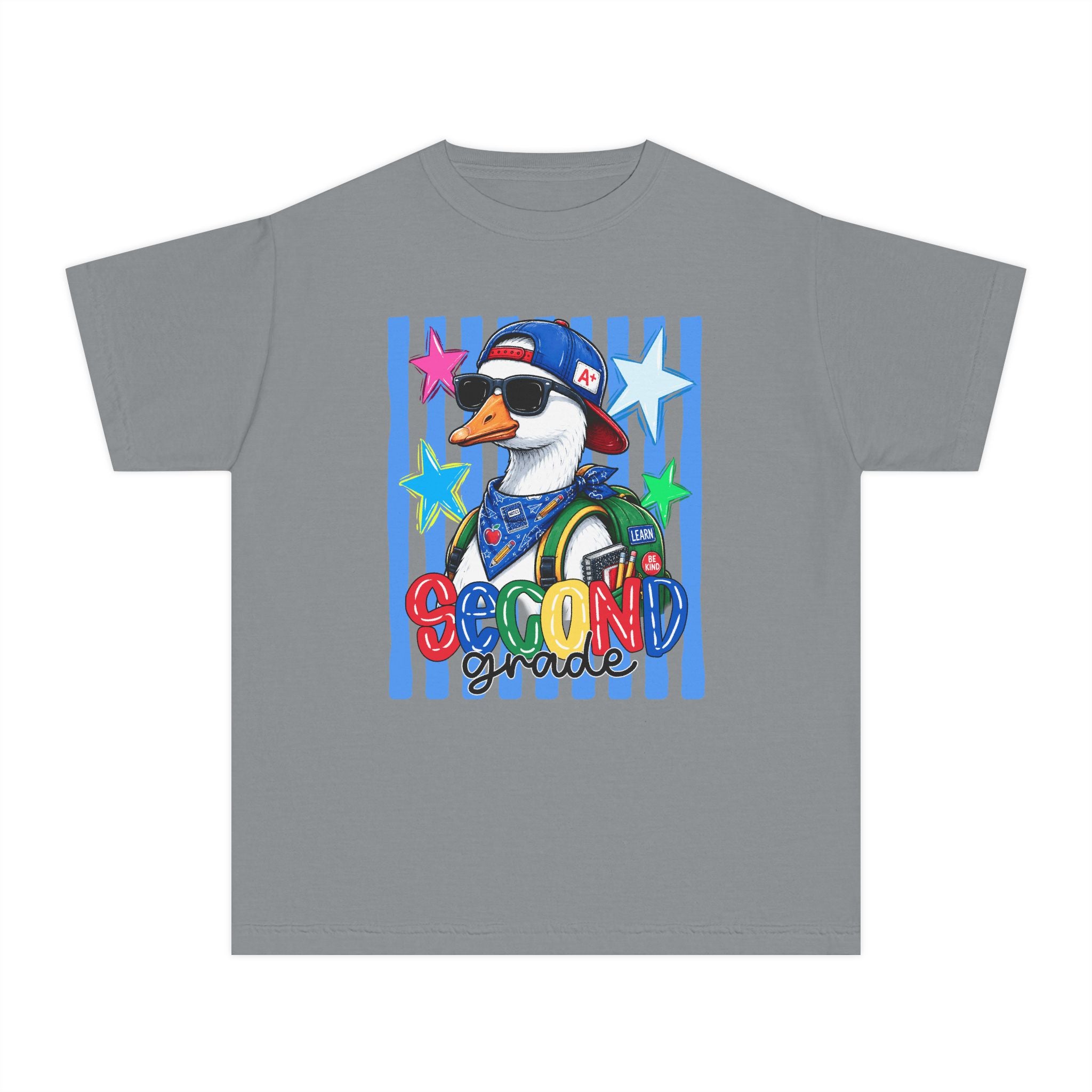Second Grade' Cool Boy Duck Back-to-School Shirt