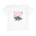 Toddler Tee — "See Ya Soon" Raccoon Graphic Shirt