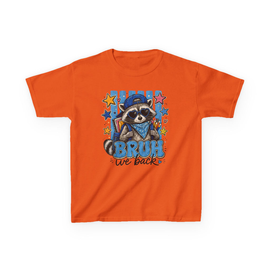 Kids 'Bruh We Back' Raccoon T-Shirt