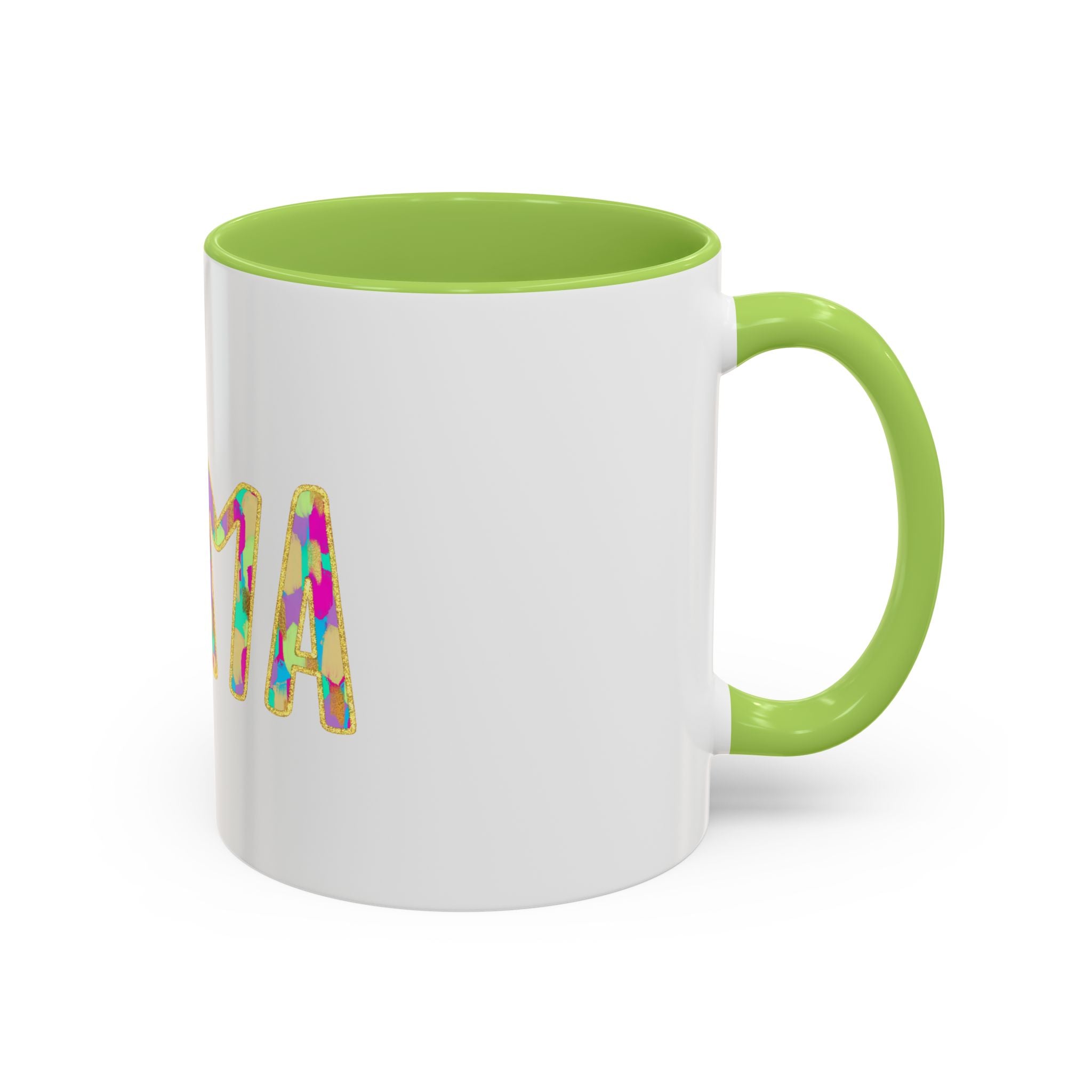 Mama Colorful Confetti Accent Coffee Mug — 11/15oz