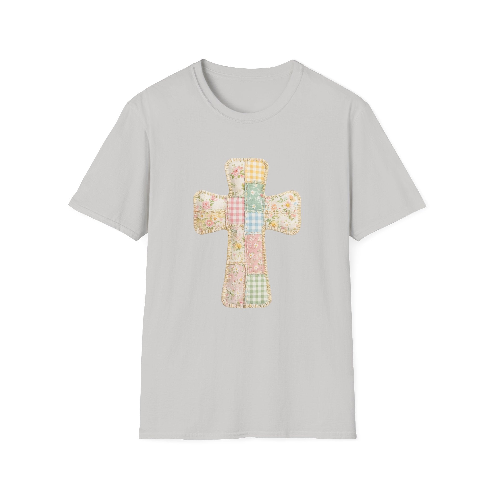Patchwork Cross - Gildan Soft Style