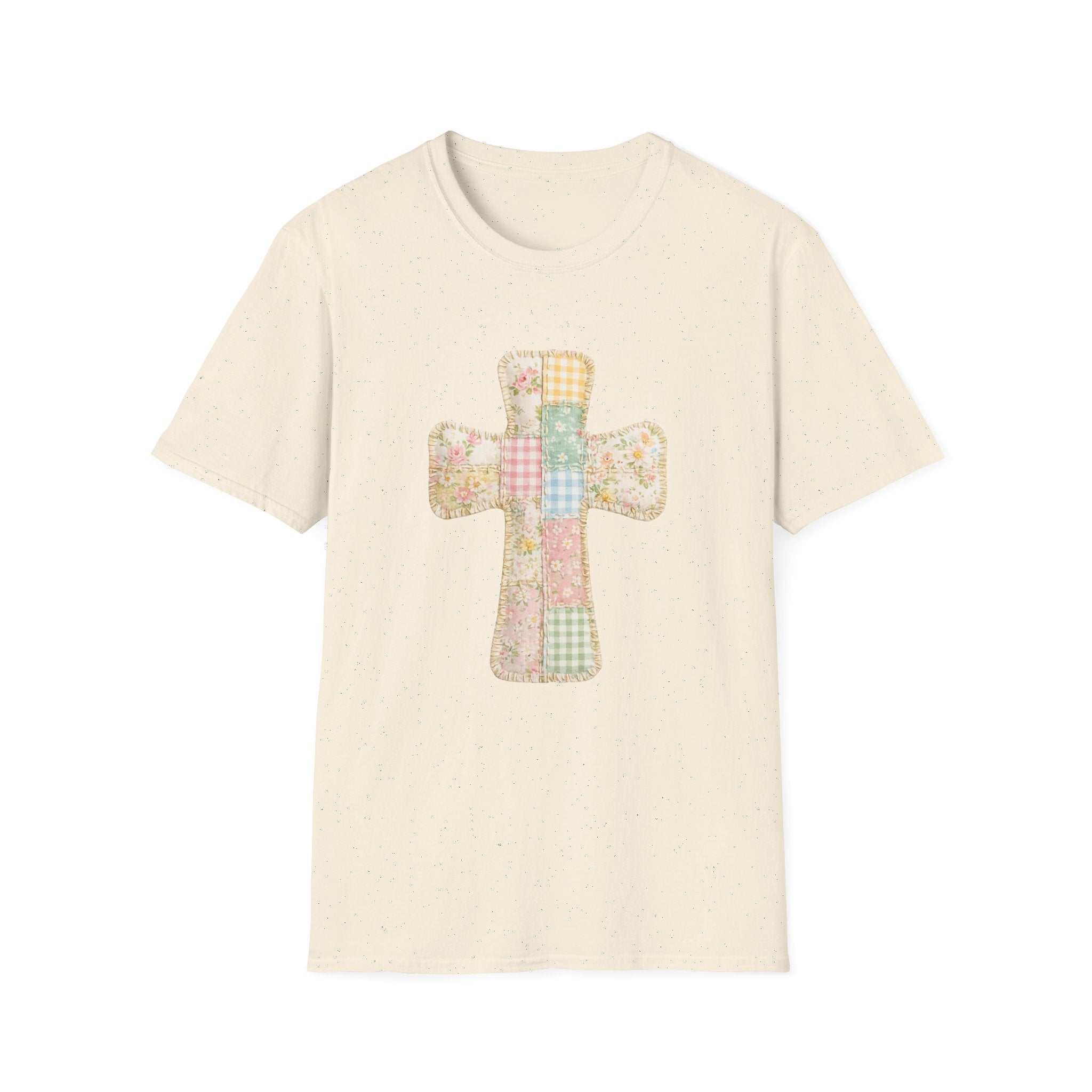 Patchwork Cross - Gildan Soft Style