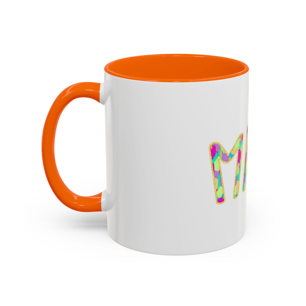 Mama Colorful Confetti Accent Coffee Mug — 11/15oz