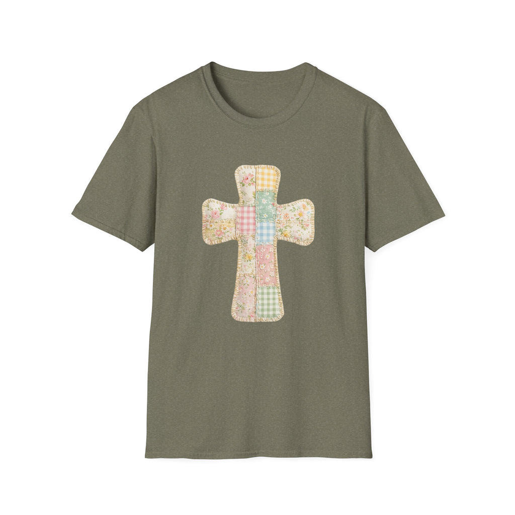 Patchwork Cross - Gildan Soft Style