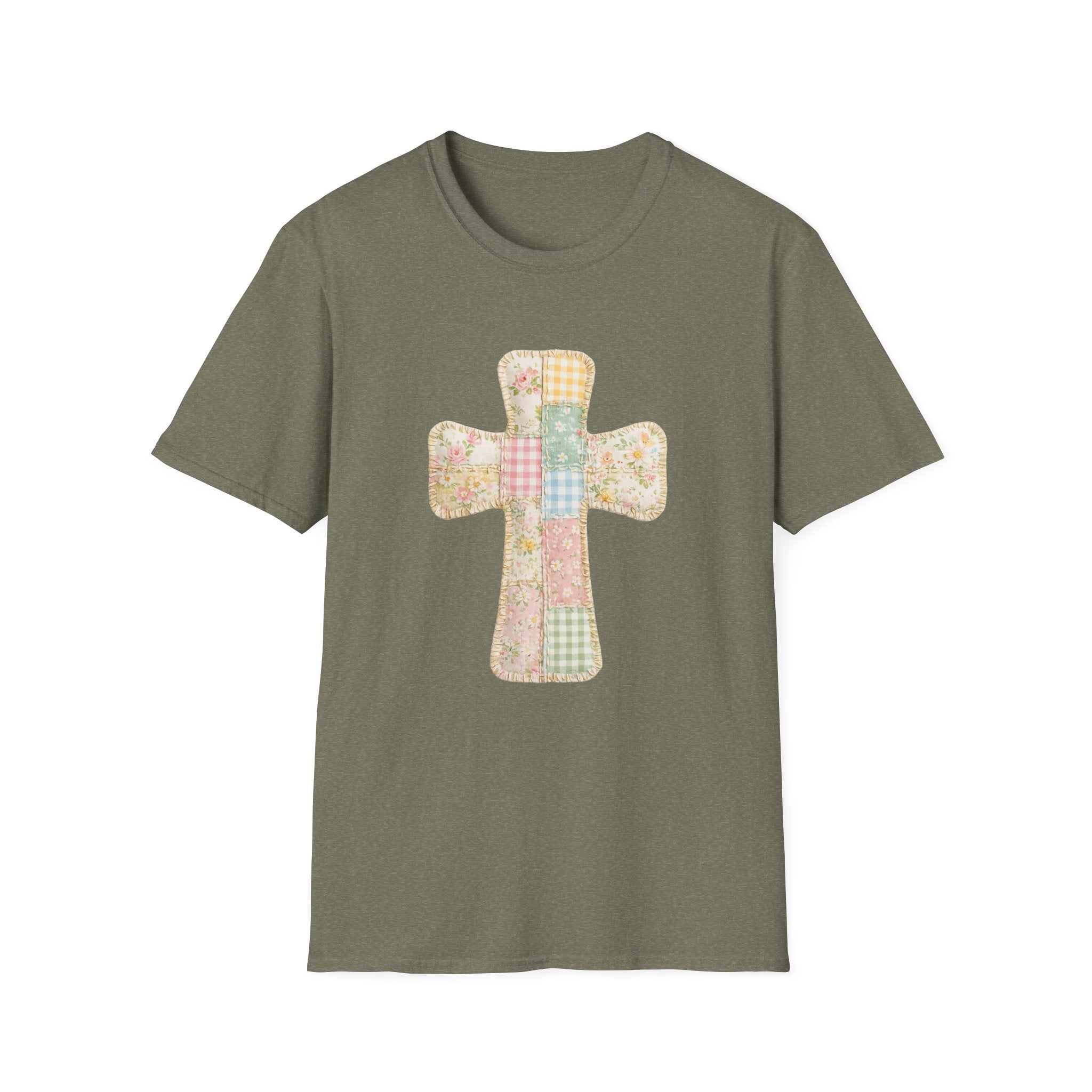 Patchwork Cross - Gildan Soft Style