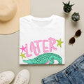 Later Croc Graphic T-Shirt — Retro Pastel Alligator Tee