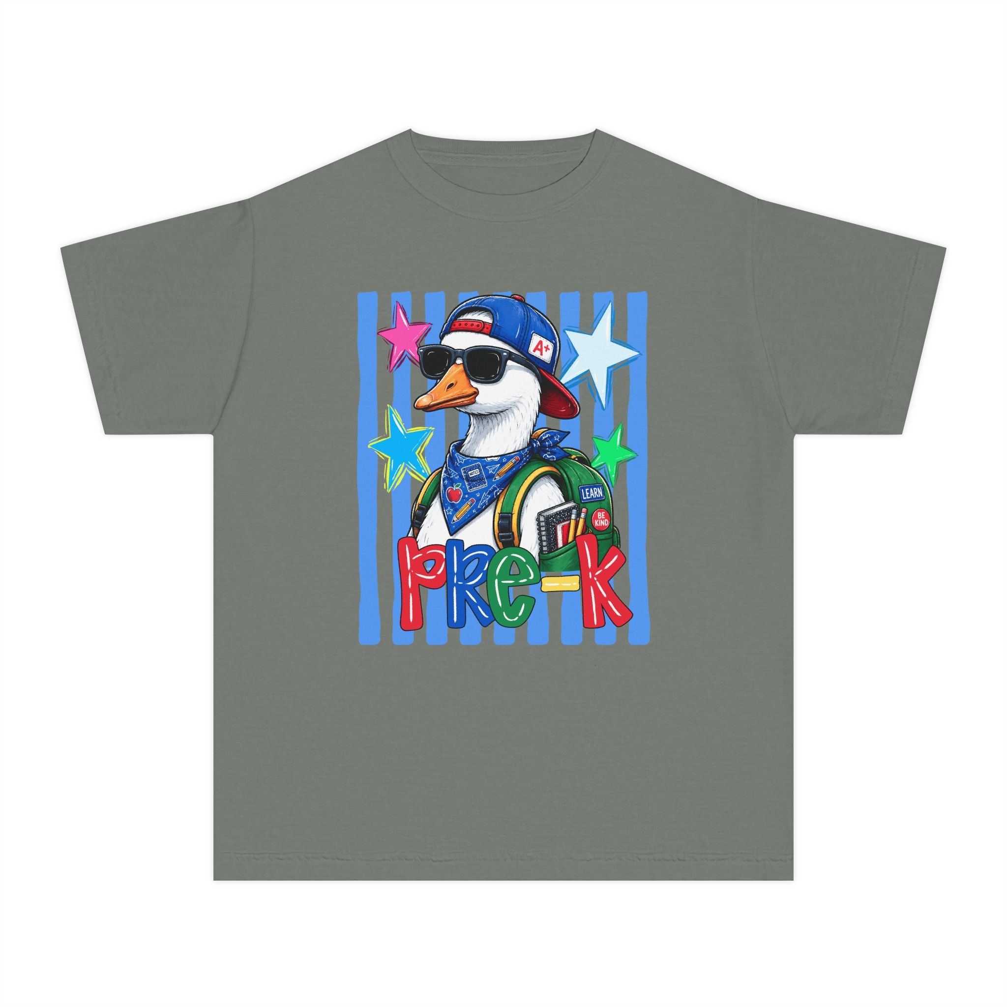 Pre-K Boy Duck Youth T‑Shirt - Cute Back-to-School Shirt for Preschoolers
