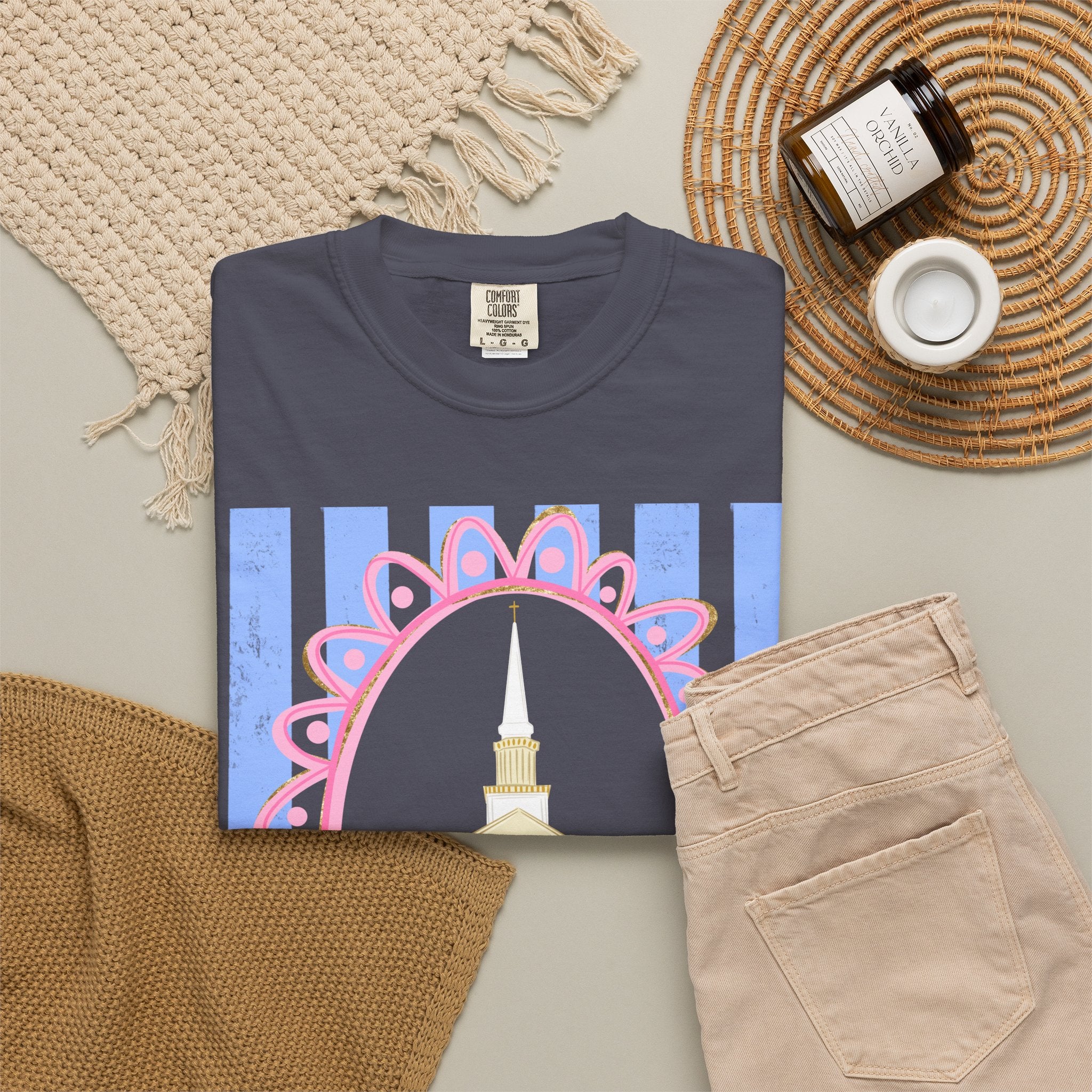 Pastel Chapel Illustration Tee