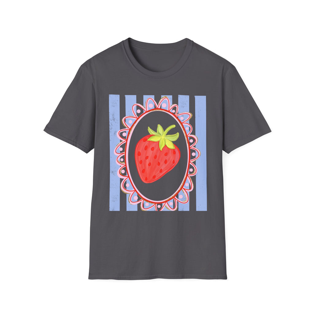 Strawberry with Frame - Gildan Soft Style