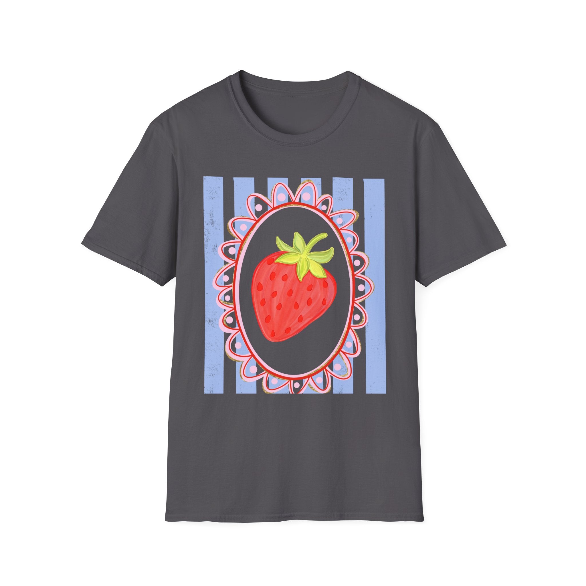 Strawberry with Frame - Gildan Soft Style