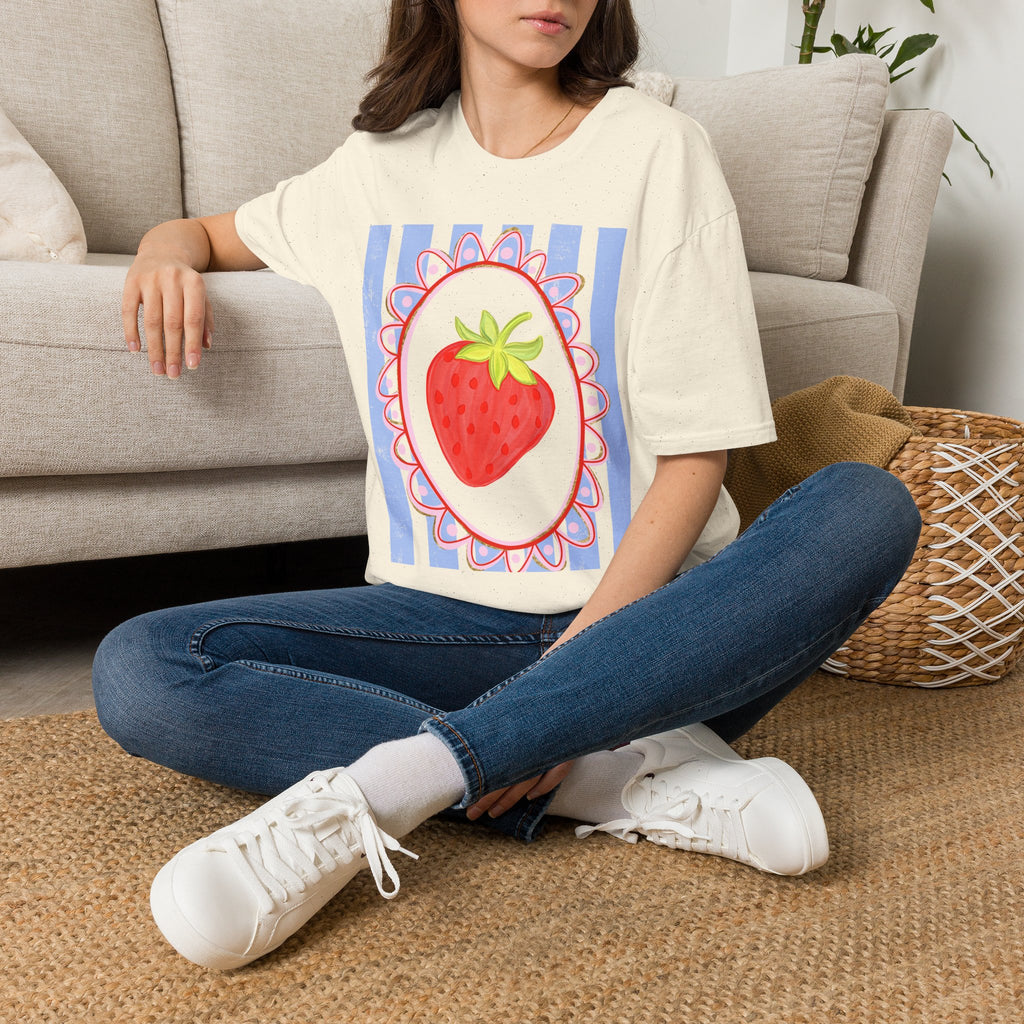 Strawberry with Frame - Gildan Soft Style