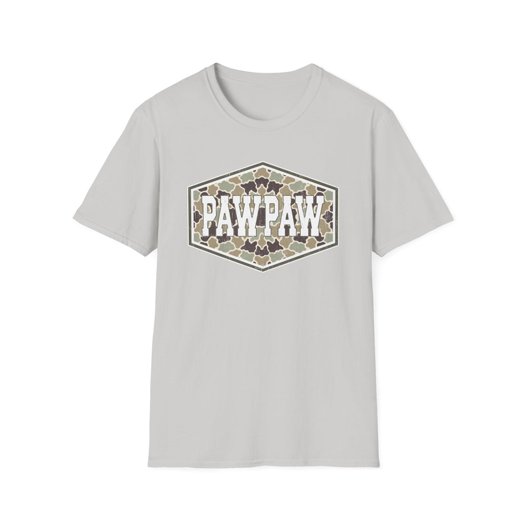 Pawpaw Camo T‑Shirt — Vintage Camouflage Grandpa Tee