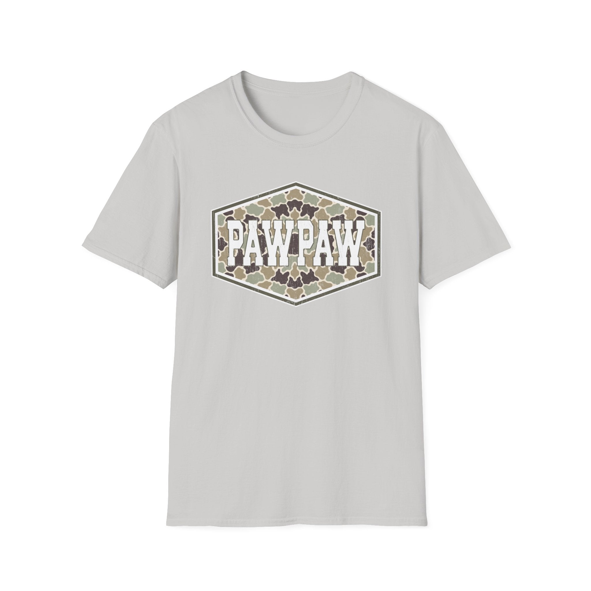 Pawpaw Camo T‑Shirt — Vintage Camouflage Grandpa Tee