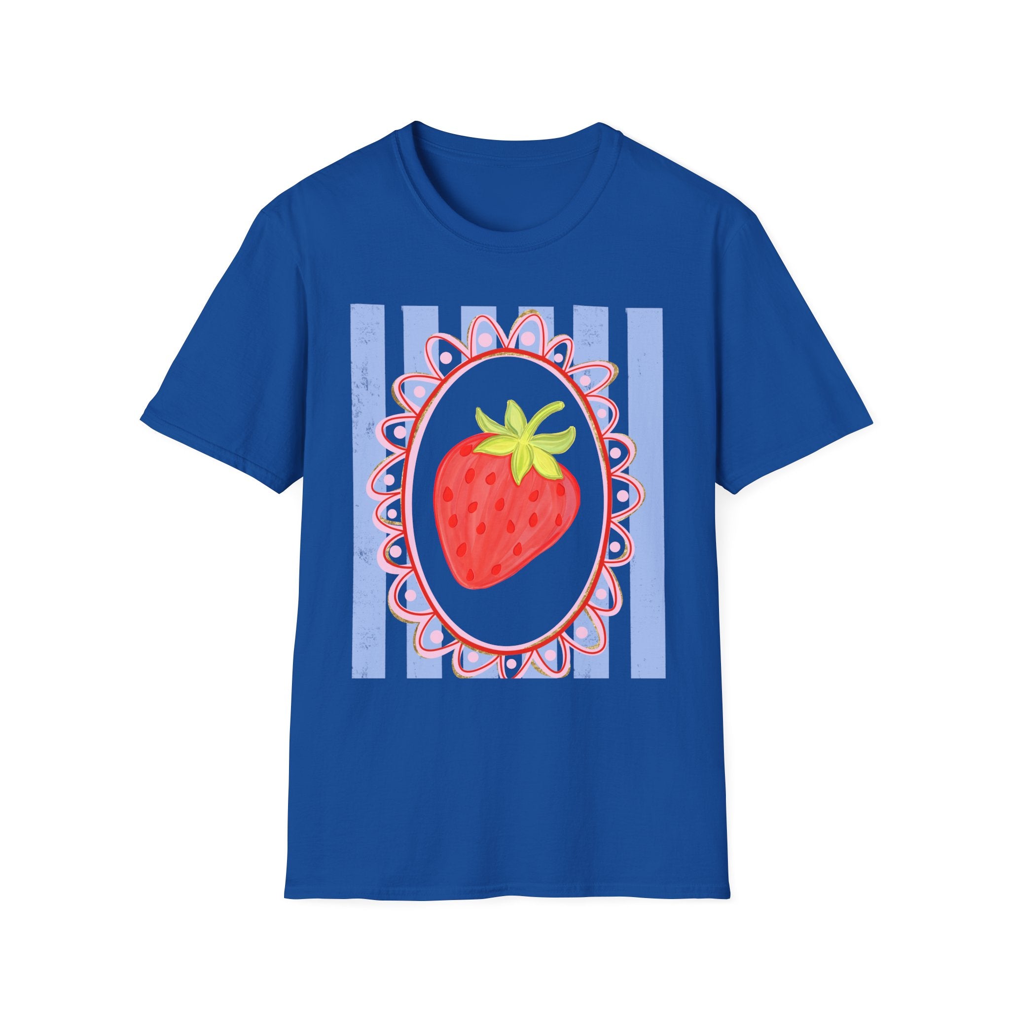 Strawberry with Frame - Gildan Soft Style