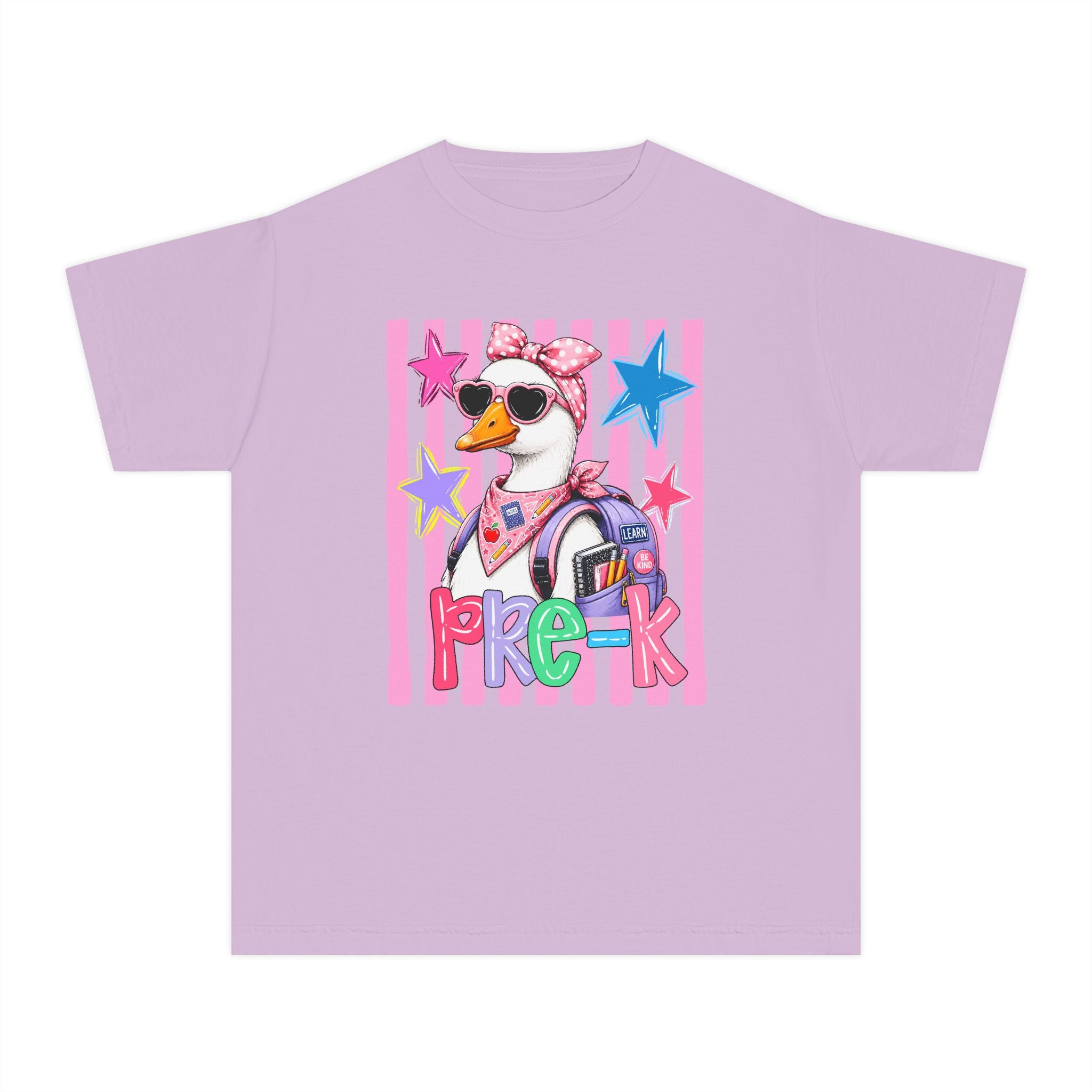 Pre-K Girl Duck Kids Tee — Cute Back-to-School Preschool Shirt
