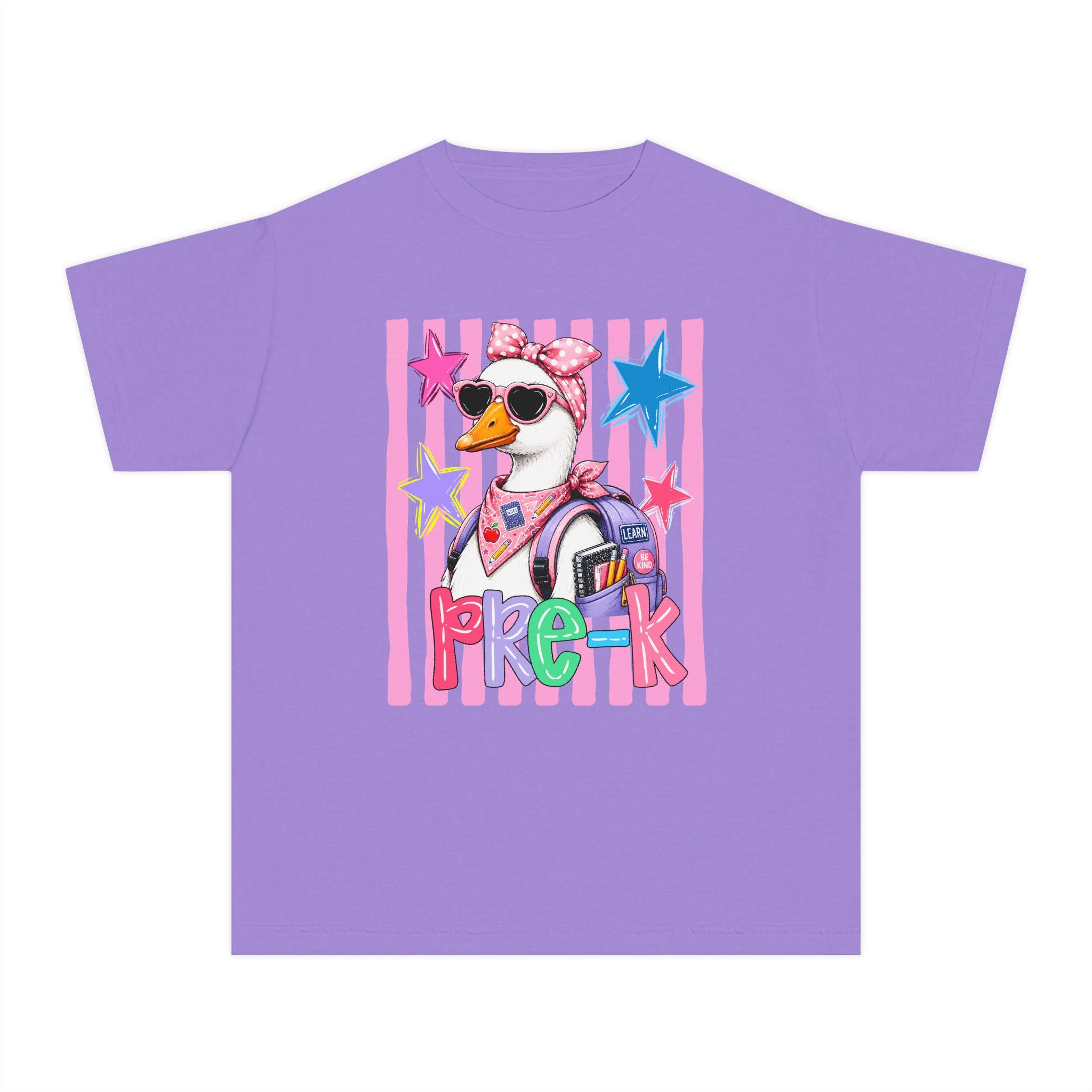 Pre-K Girl Duck Kids Tee — Cute Back-to-School Preschool Shirt