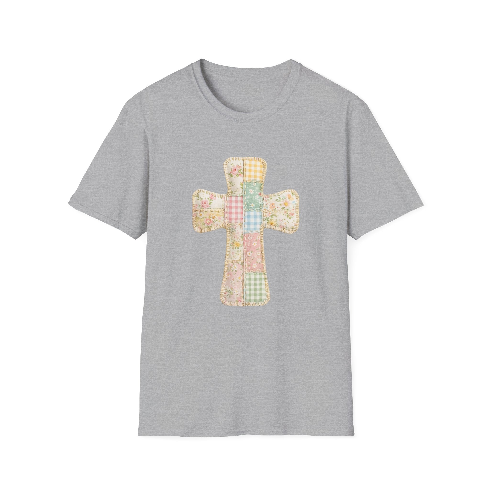 Patchwork Cross - Gildan Soft Style