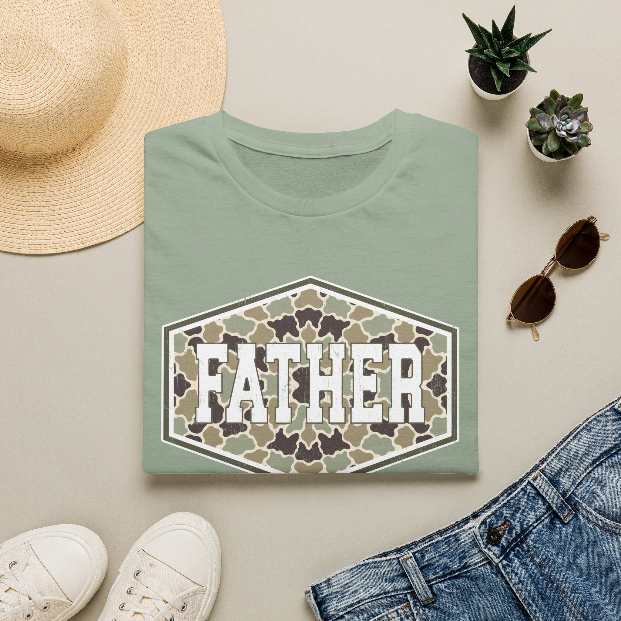 Father Camo- Gildan Soft Style