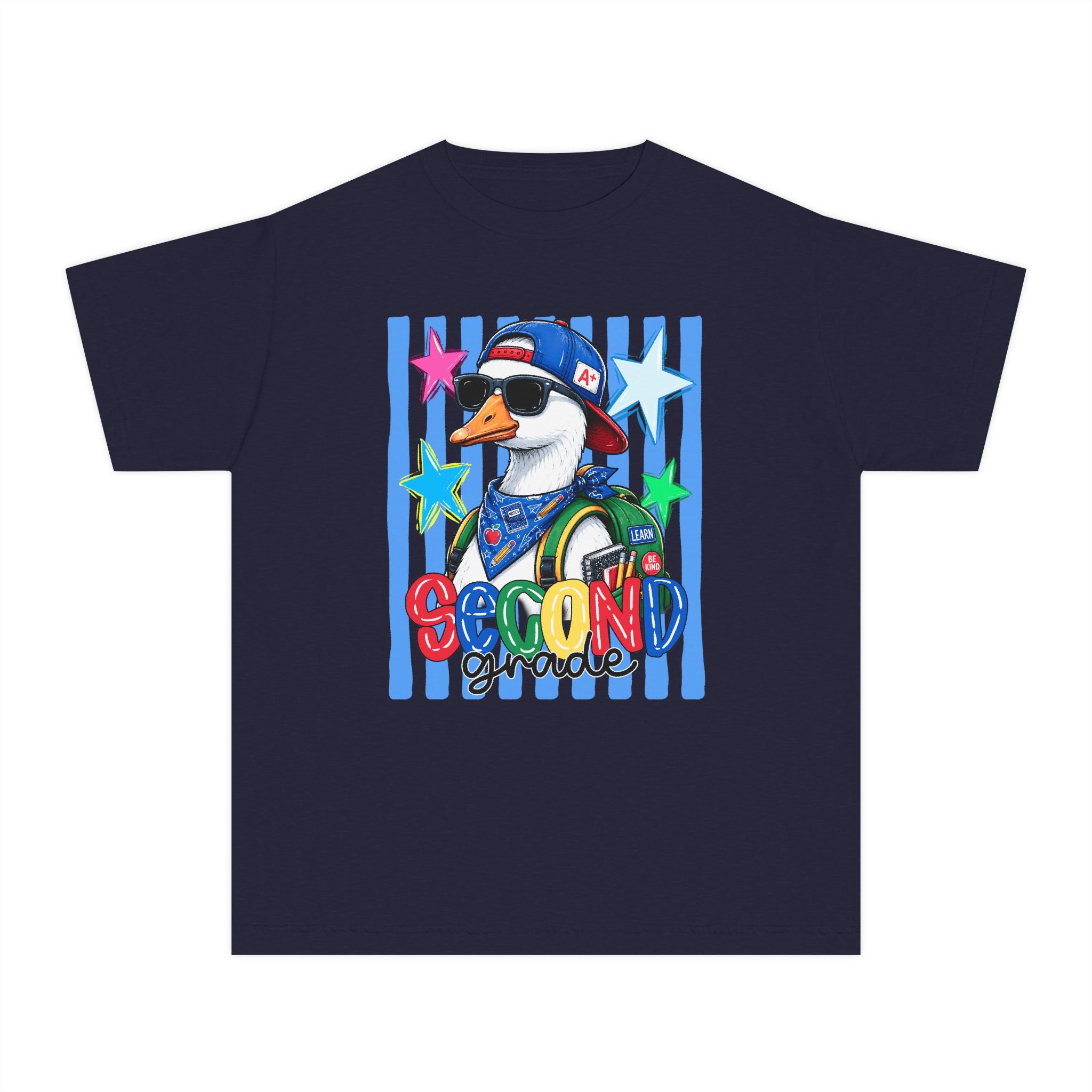 Second Grade' Cool Boy Duck Back-to-School Shirt