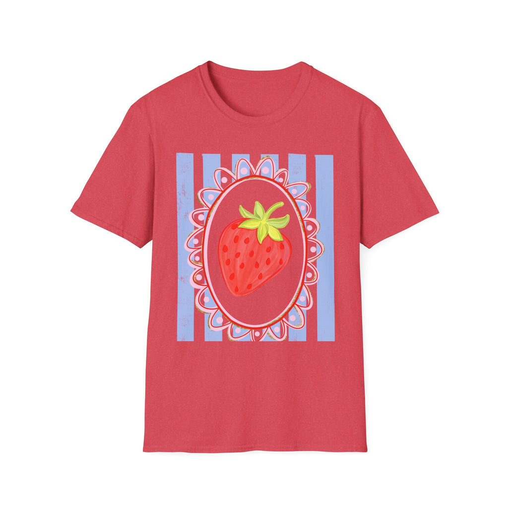 Strawberry with Frame - Gildan Soft Style