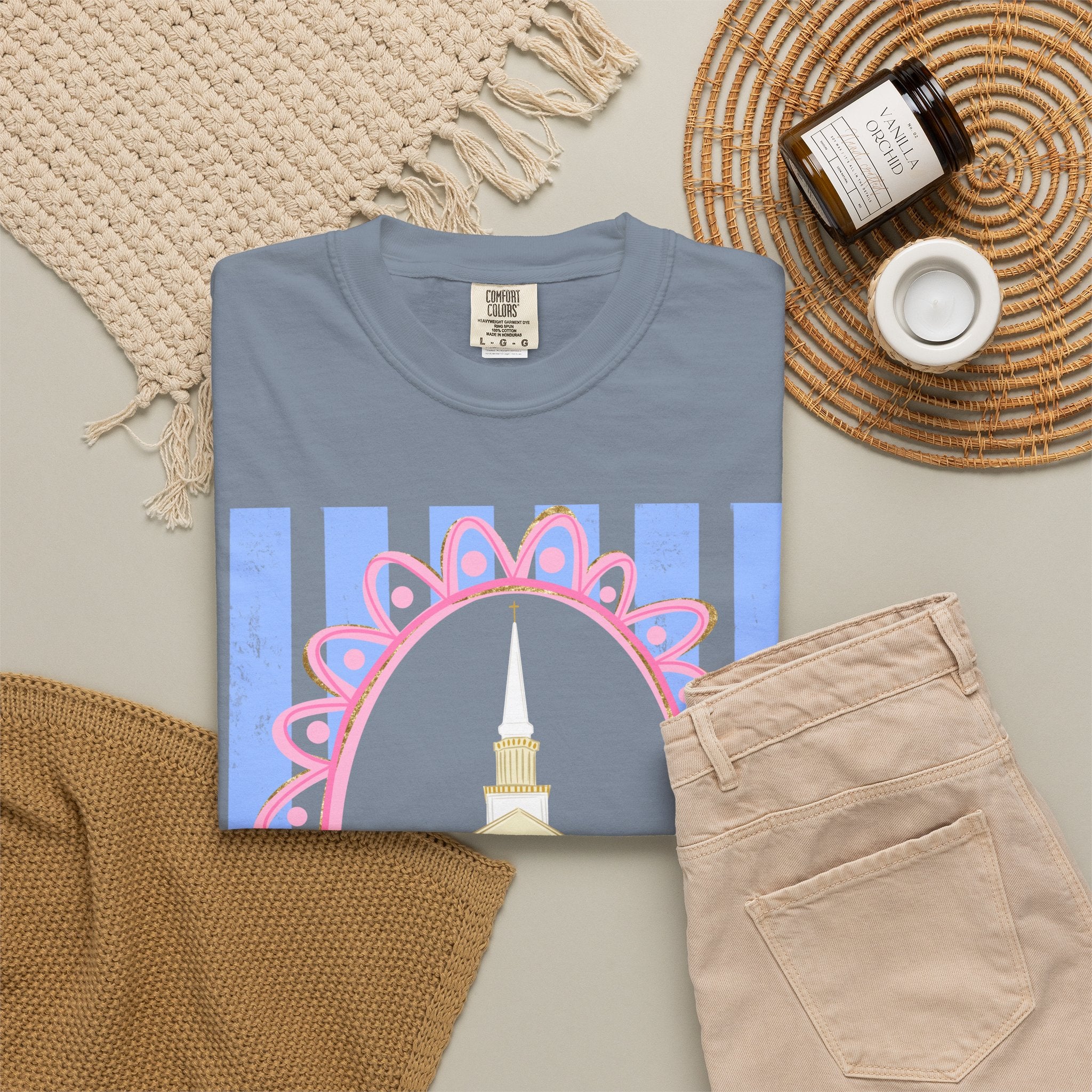 Pastel Chapel Illustration Tee