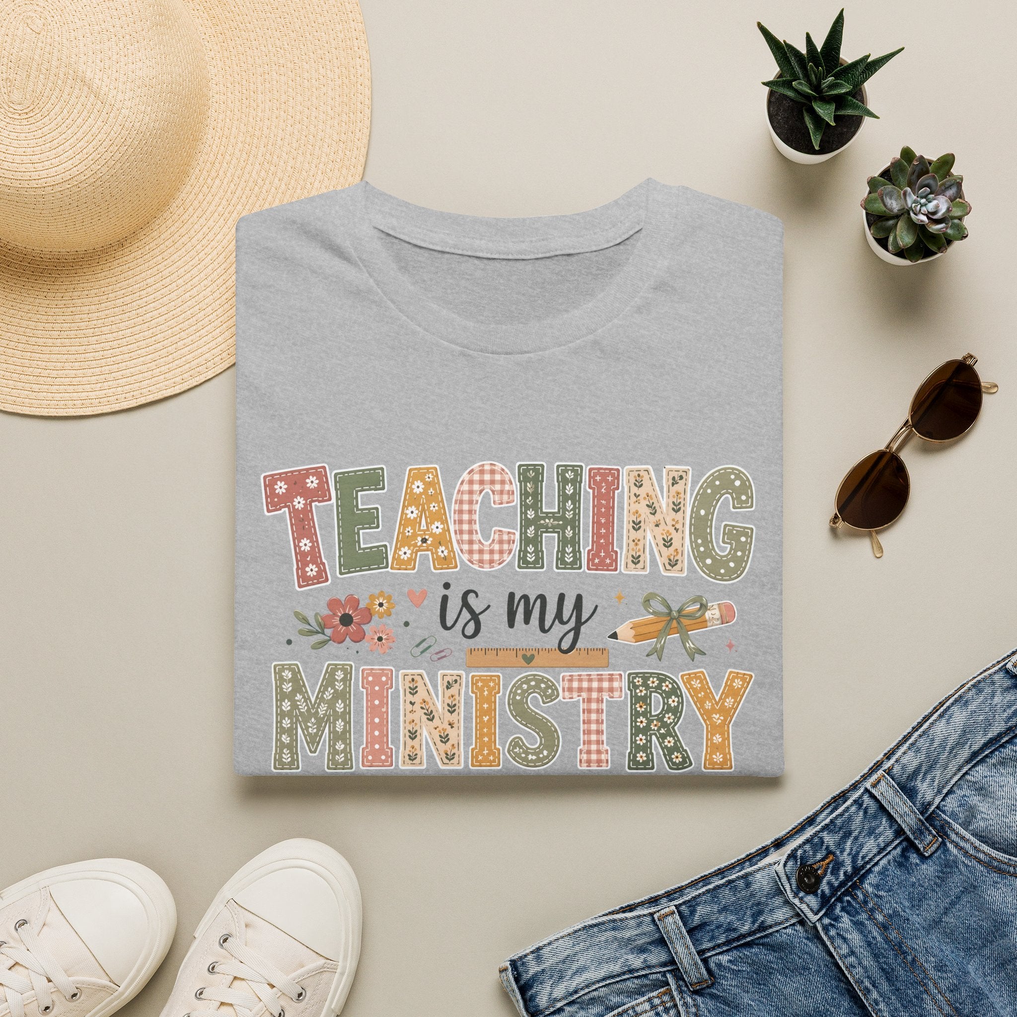 Teaching Is My Ministry T-Shirt — Faith-Based Teacher Gift