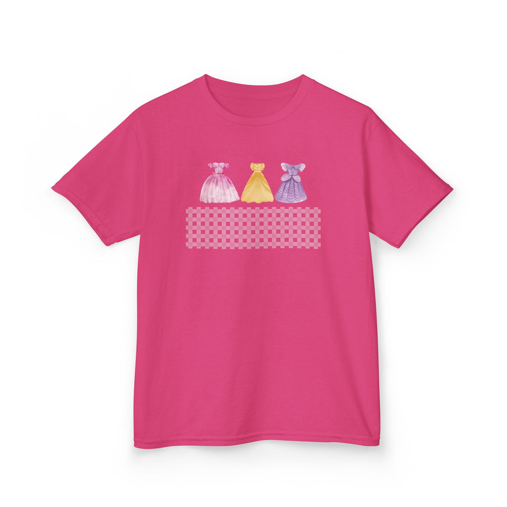 Girls Dance Dress Tee — Pink Yellow Purple Ballet Costume Kids Shirt