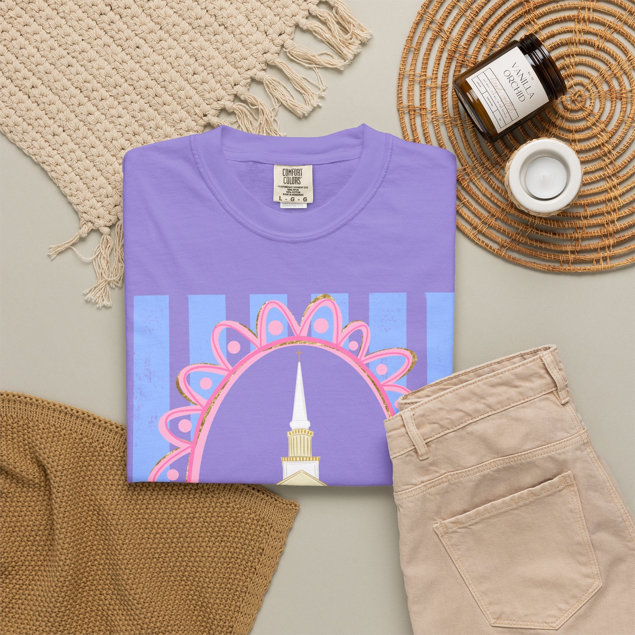 Pastel Chapel Illustration Tee
