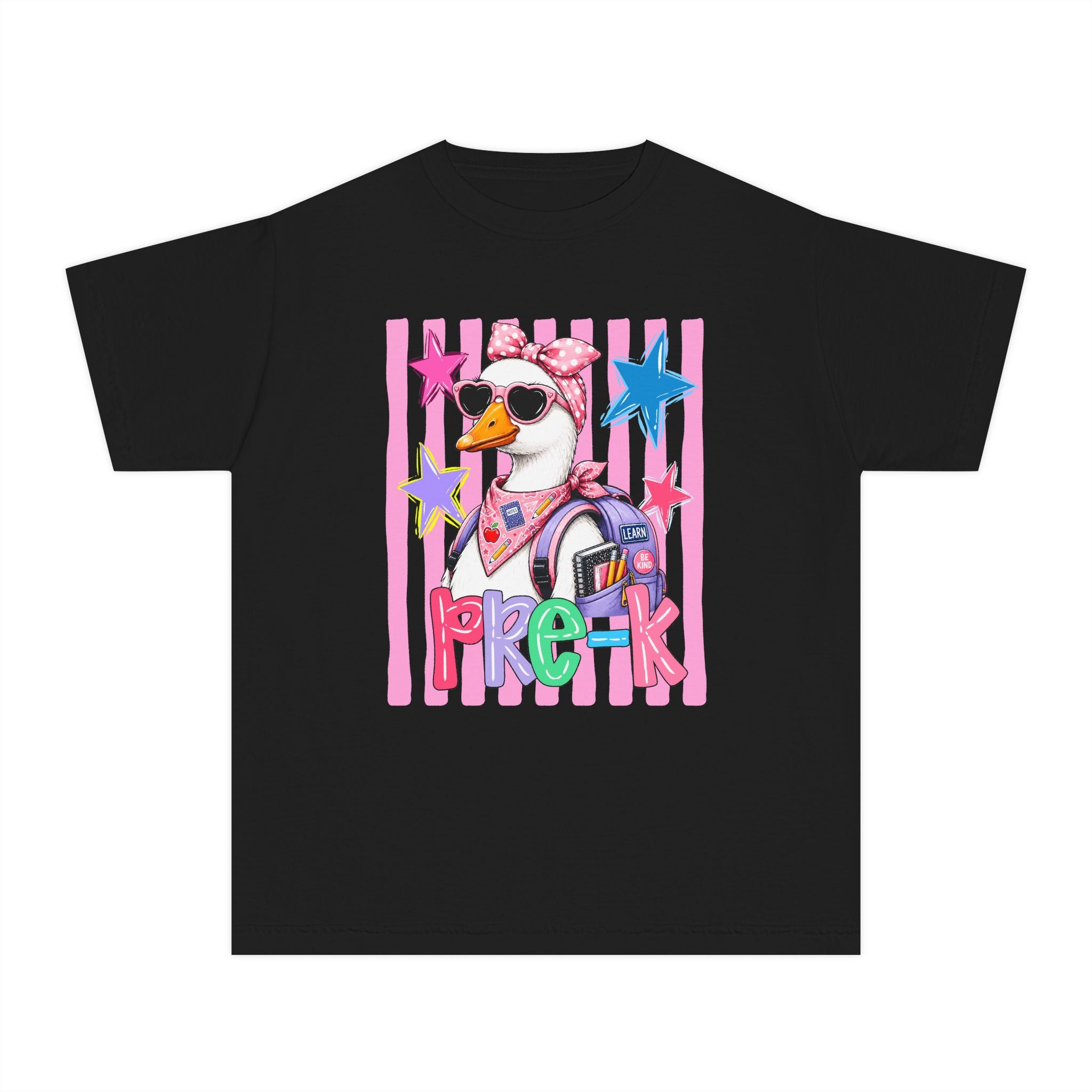 Pre-K Girl Duck Kids Tee — Cute Back-to-School Preschool Shirt