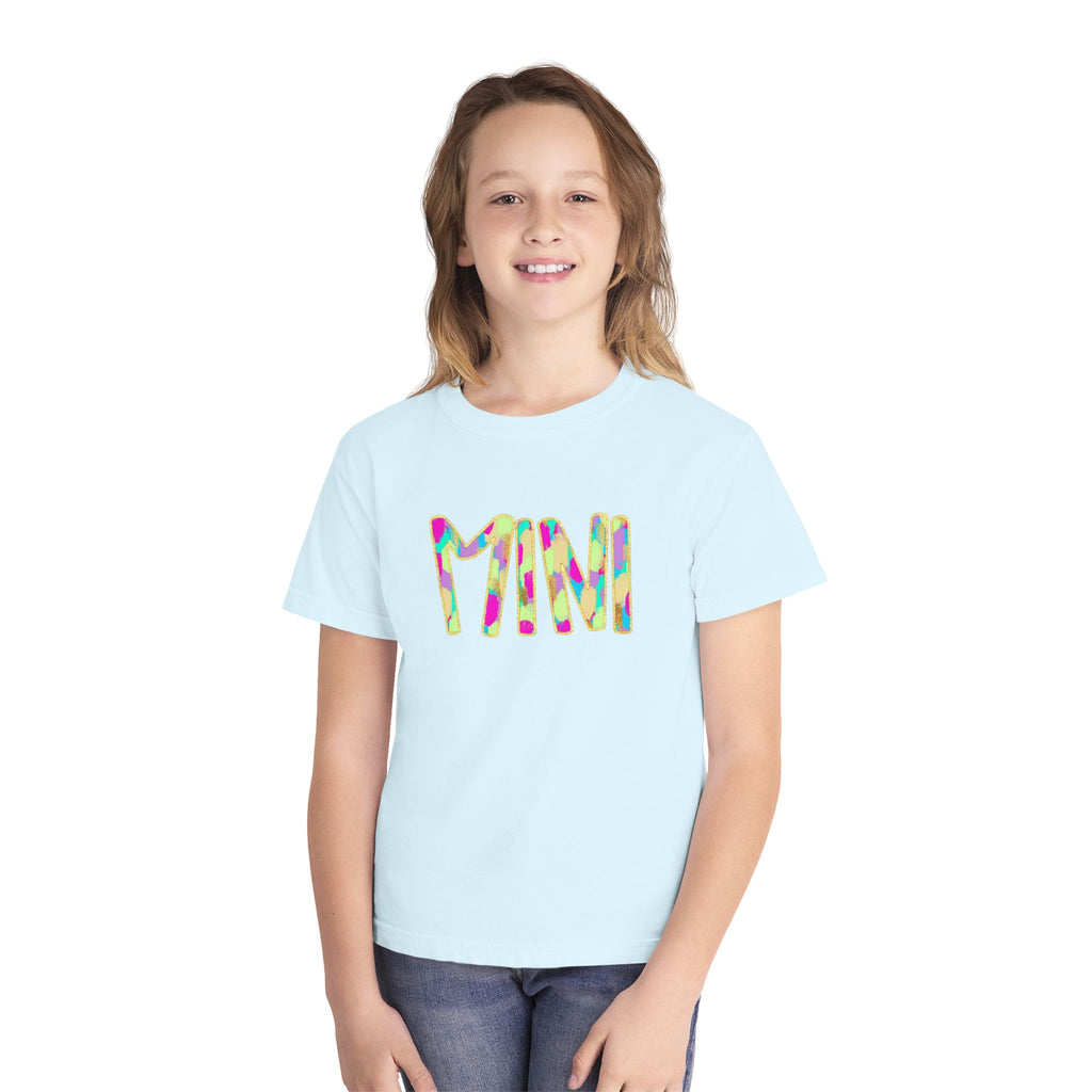 Youth Tee with Colorful 'MIM' Graphic — Vibrant Kid's Casual Shirt