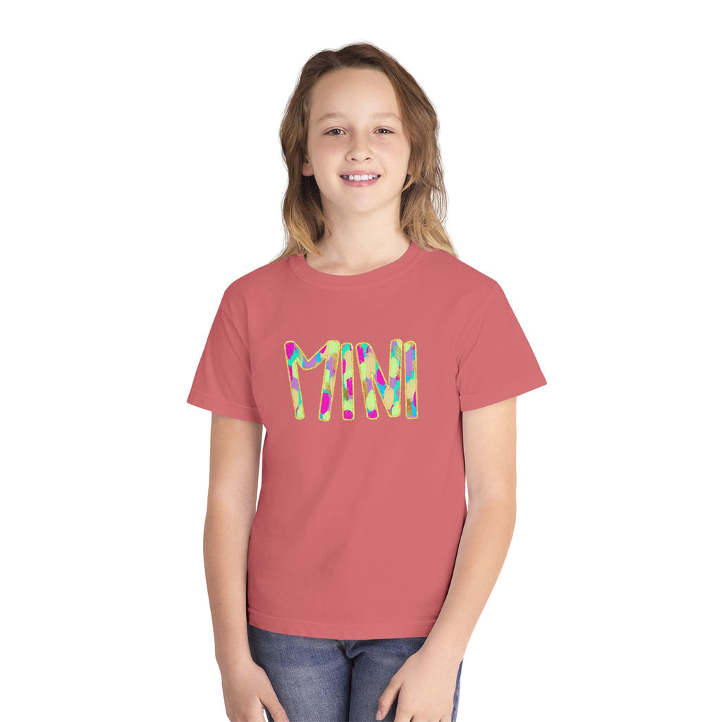 Youth Tee with Colorful 'MIM' Graphic — Vibrant Kid's Casual Shirt