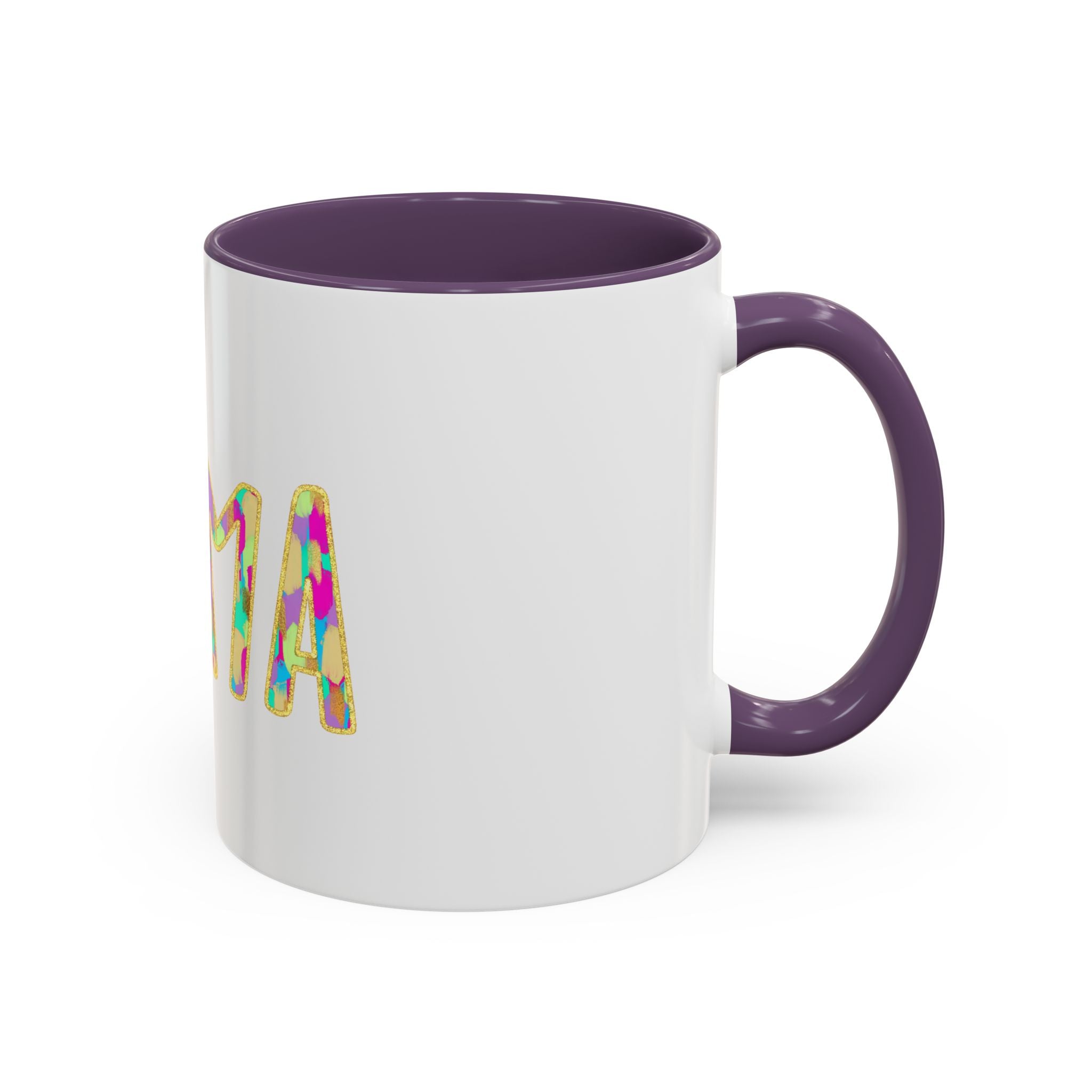 Mama Colorful Confetti Accent Coffee Mug — 11/15oz
