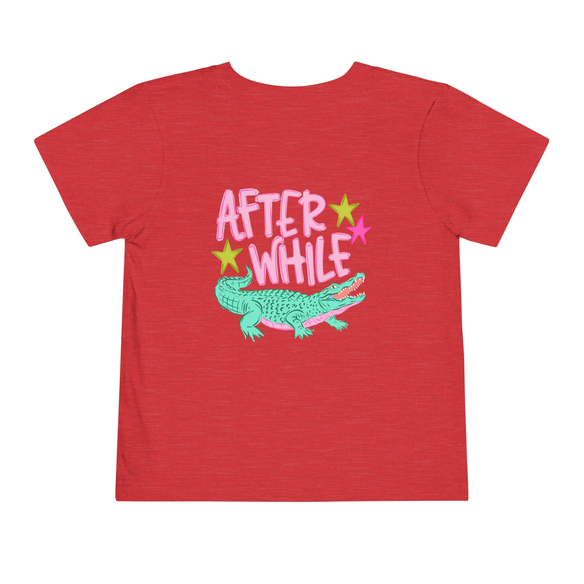 Toddler Tee — 'Later/After While' Cute Crocodile Graphic Shirt