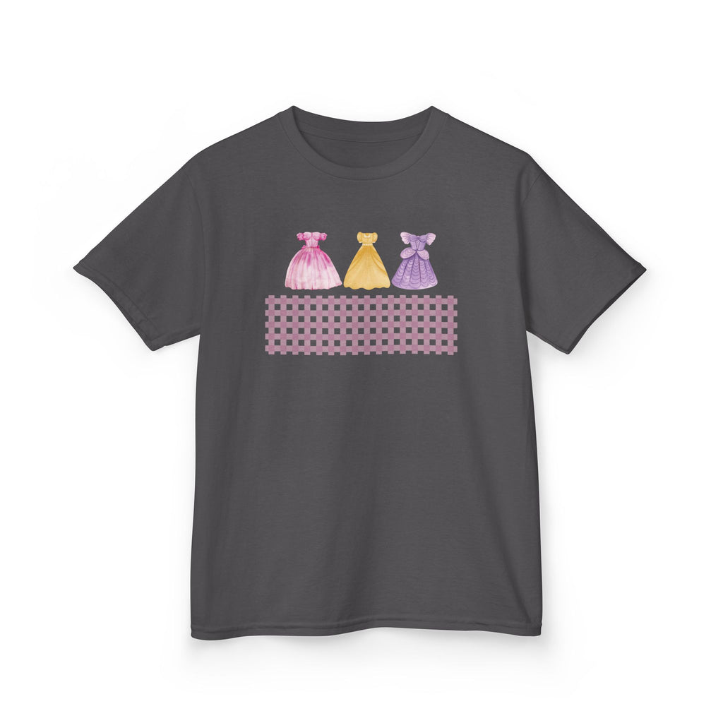 Girls Dance Dress Tee — Pink Yellow Purple Ballet Costume Kids Shirt