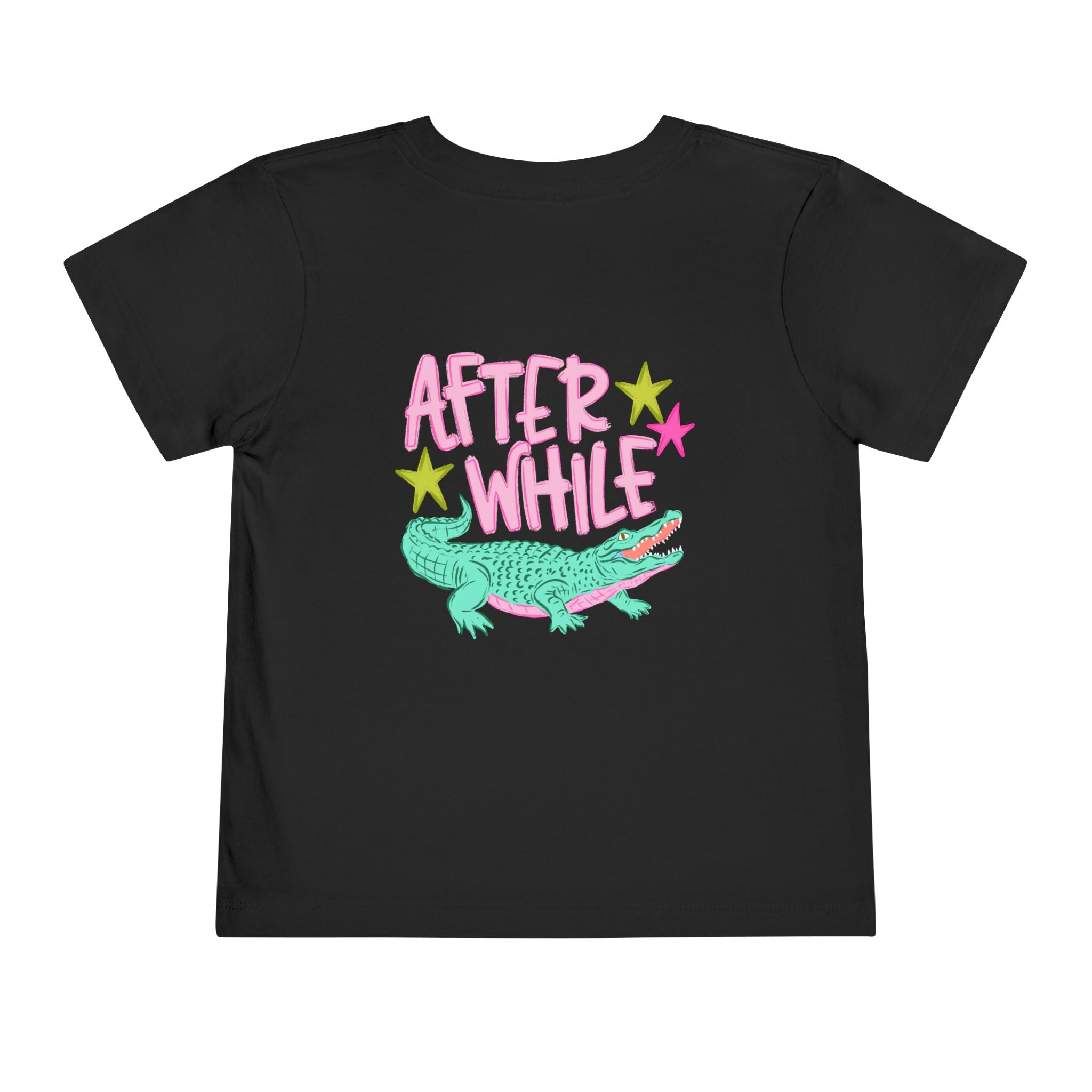 Toddler Tee — 'Later/After While' Cute Crocodile Graphic Shirt