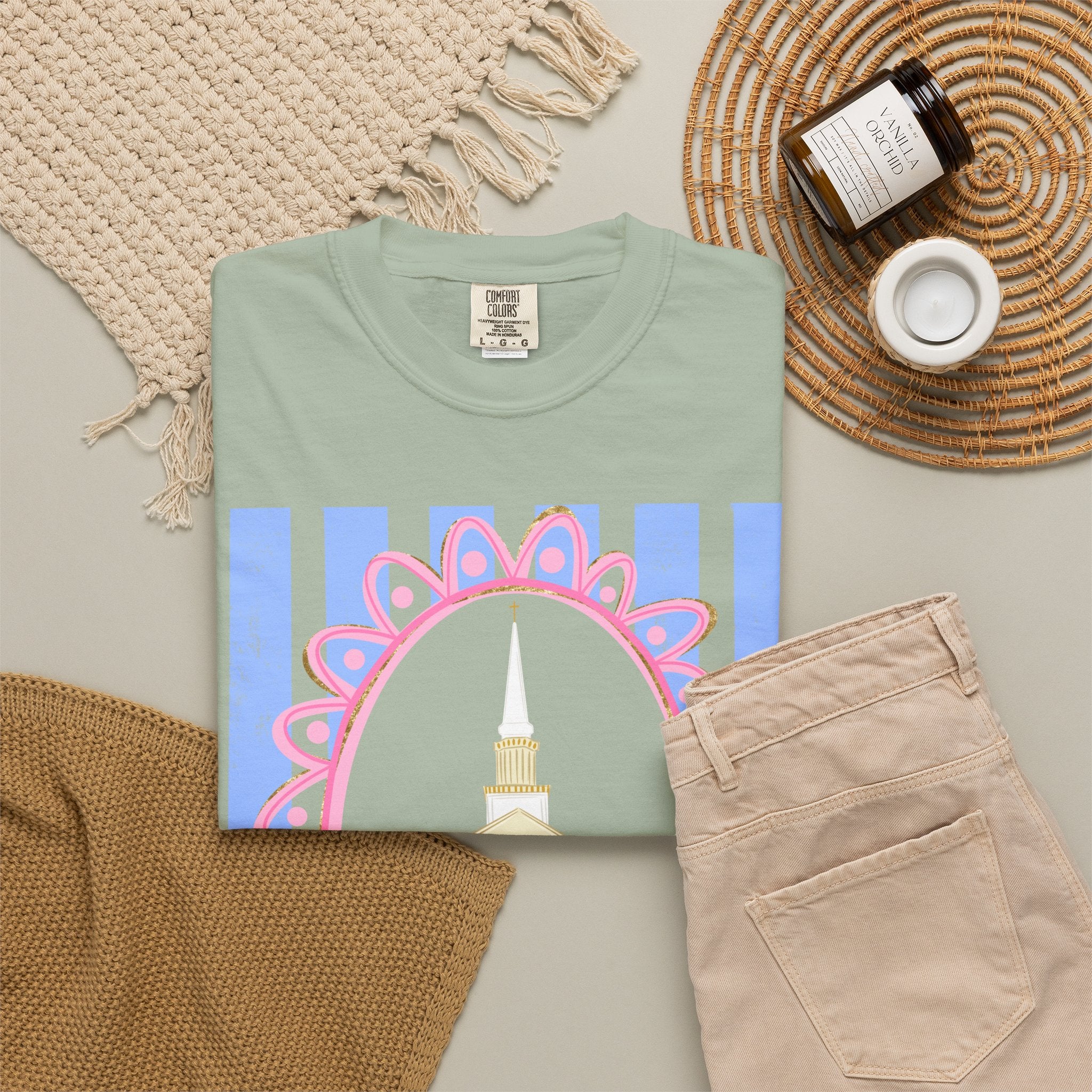 Pastel Chapel Illustration Tee