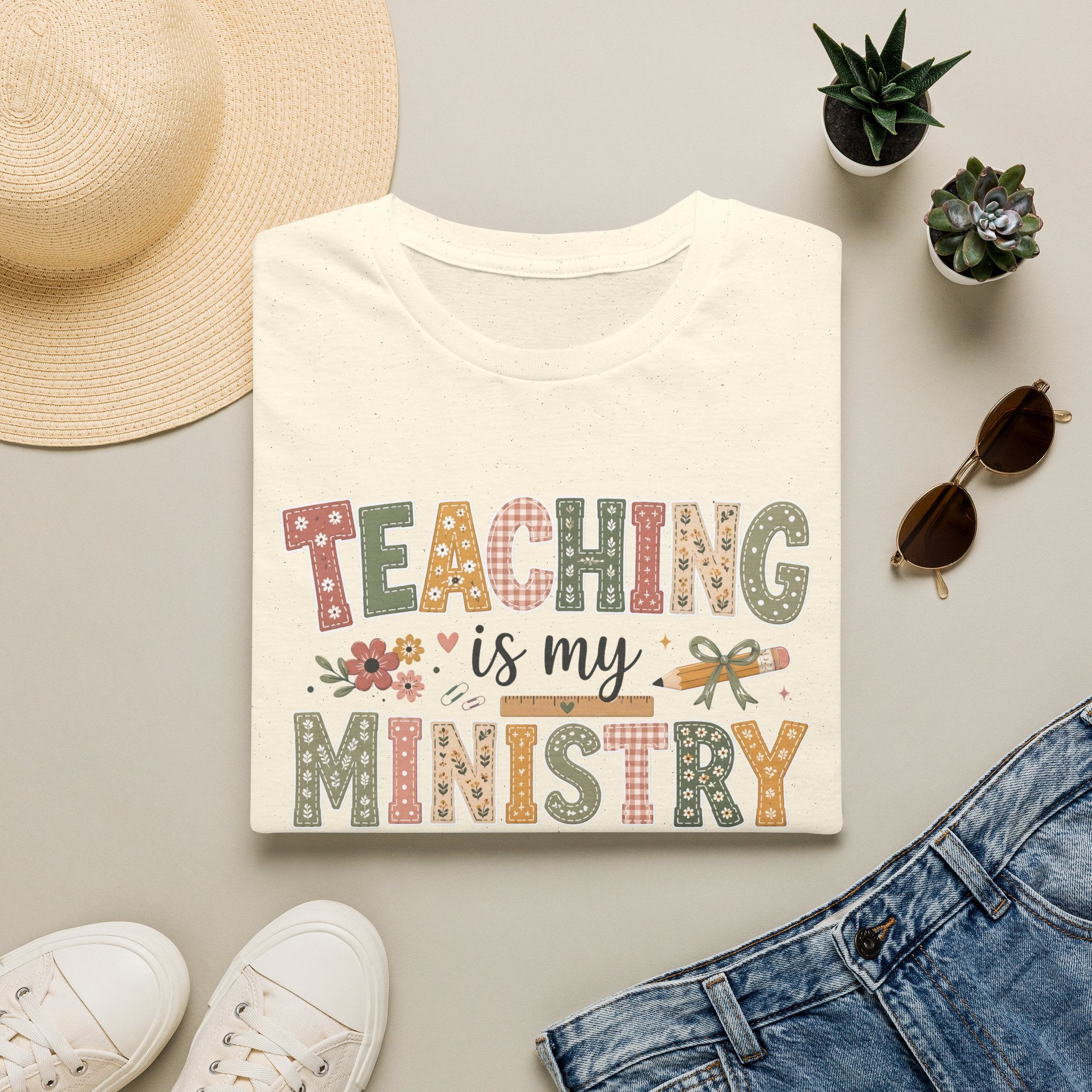 Teaching Is My Ministry T-Shirt — Faith-Based Teacher Gift